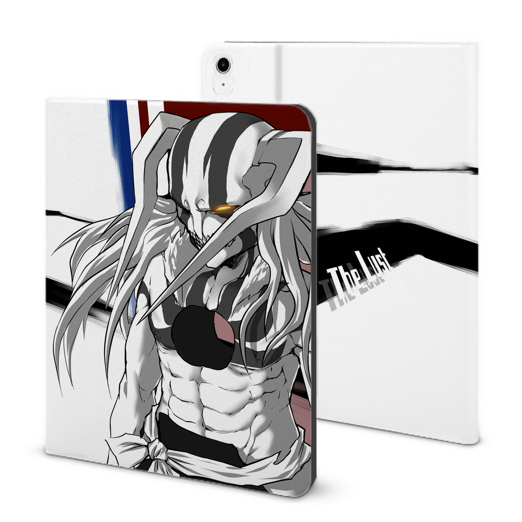 （画像用） ブリーチ BLEACH IPad ケース ブック型 PUレザー TPU 耐衝撃 軽量 薄型 ペン収納なし 全面保護 IPad 各モデル対応